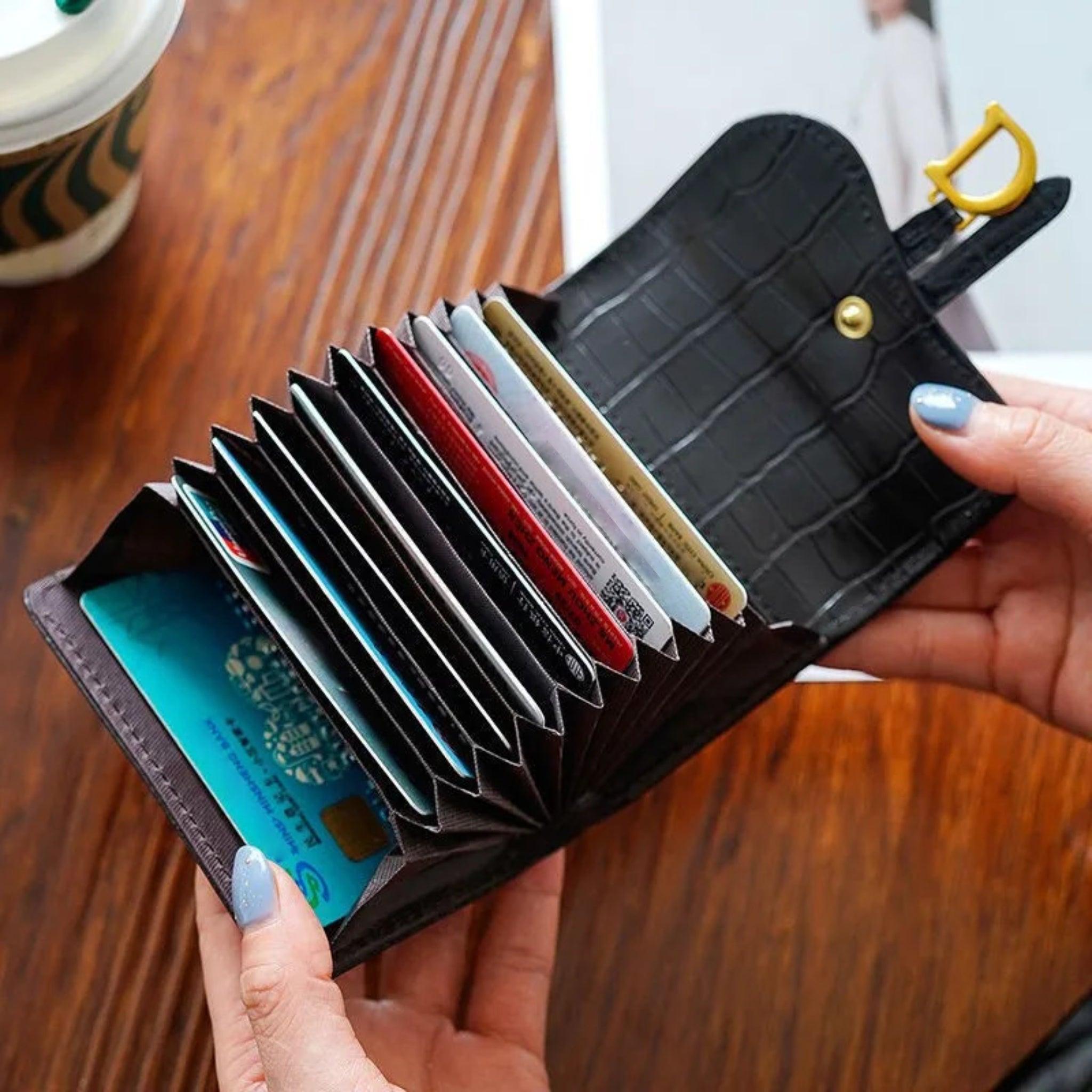 Porte-cartes porte-monnaie pour femme