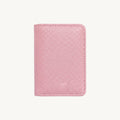 Porte-cartes en cuir pliable 2 volets