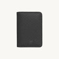 Porte-cartes en cuir double volet pour femme