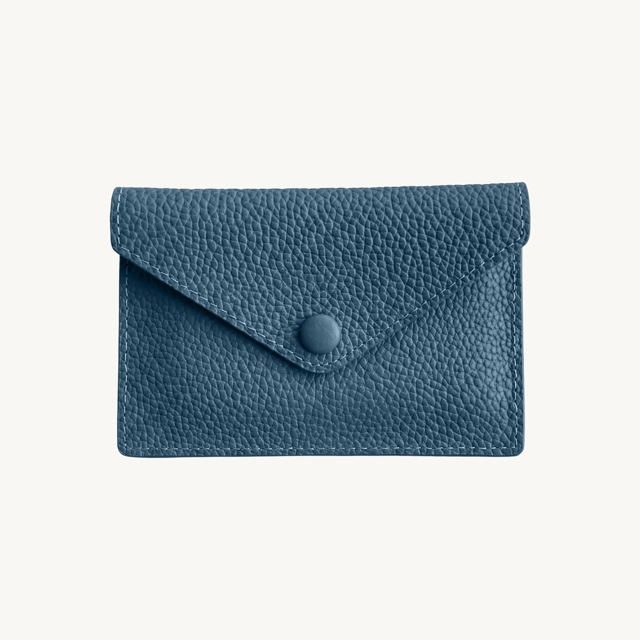 Porte-cartes en cuir véritable pour femme