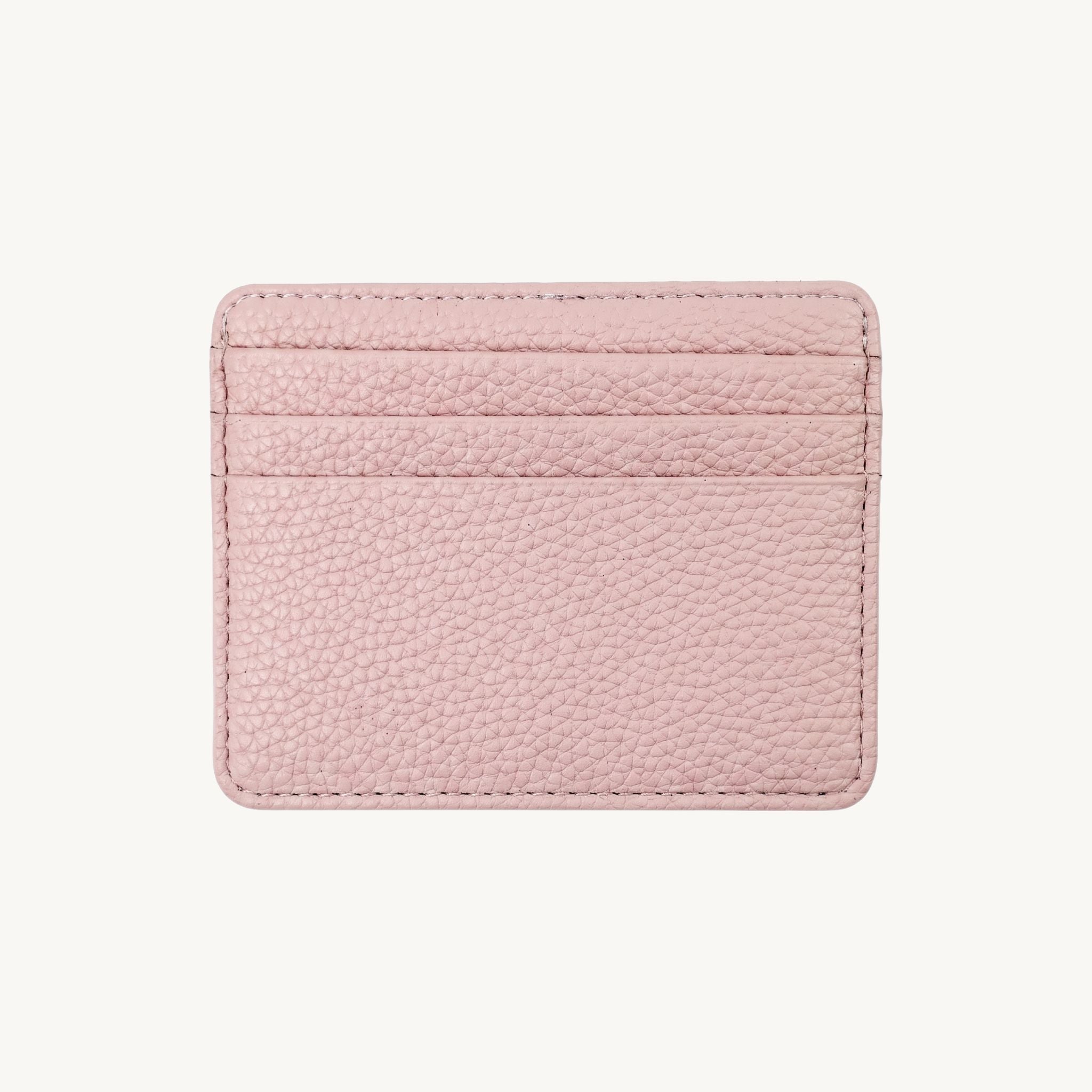 Porte-cartes simple en cuir pour femme