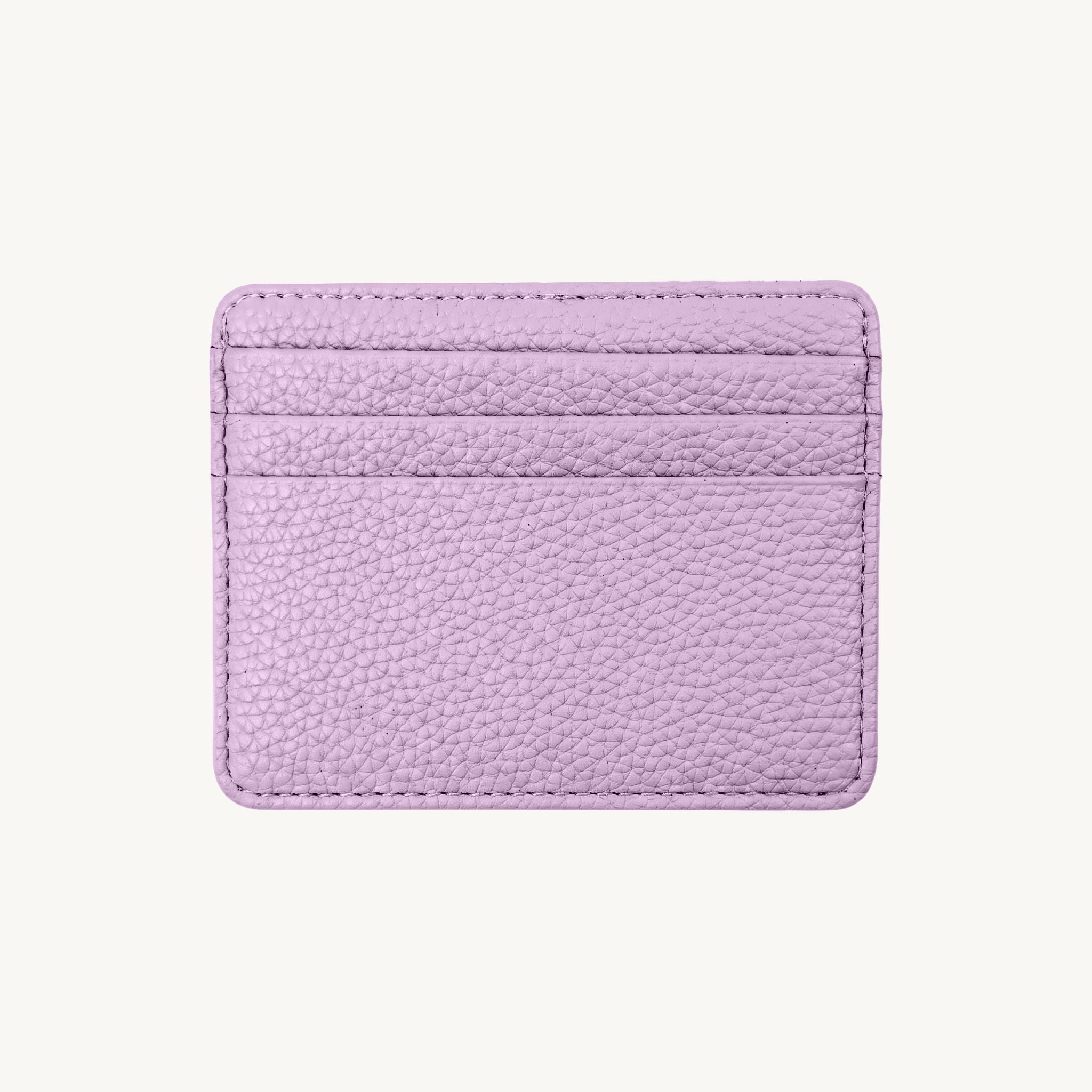 Porte-cartes simple en cuir pour femme