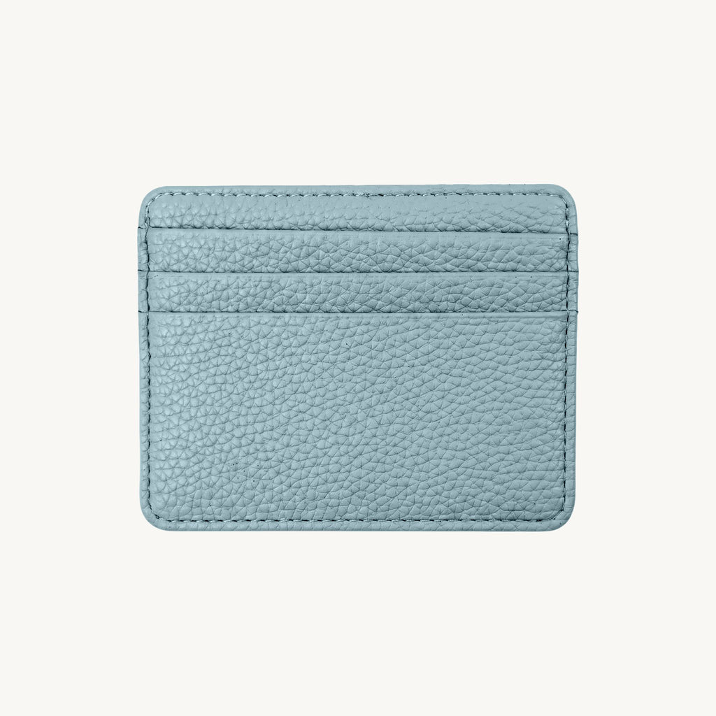 Porte-cartes simple en cuir pour femme