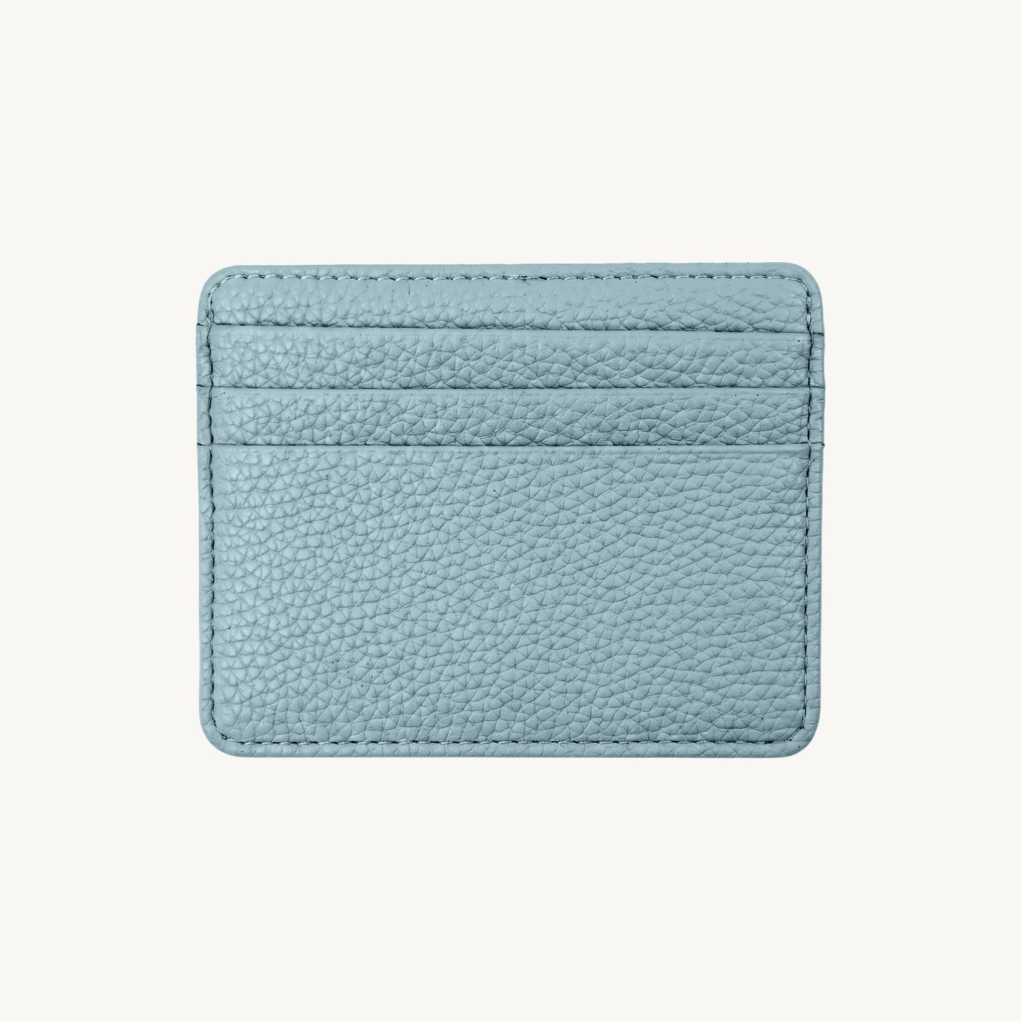 Porte-cartes simple en cuir pour femme