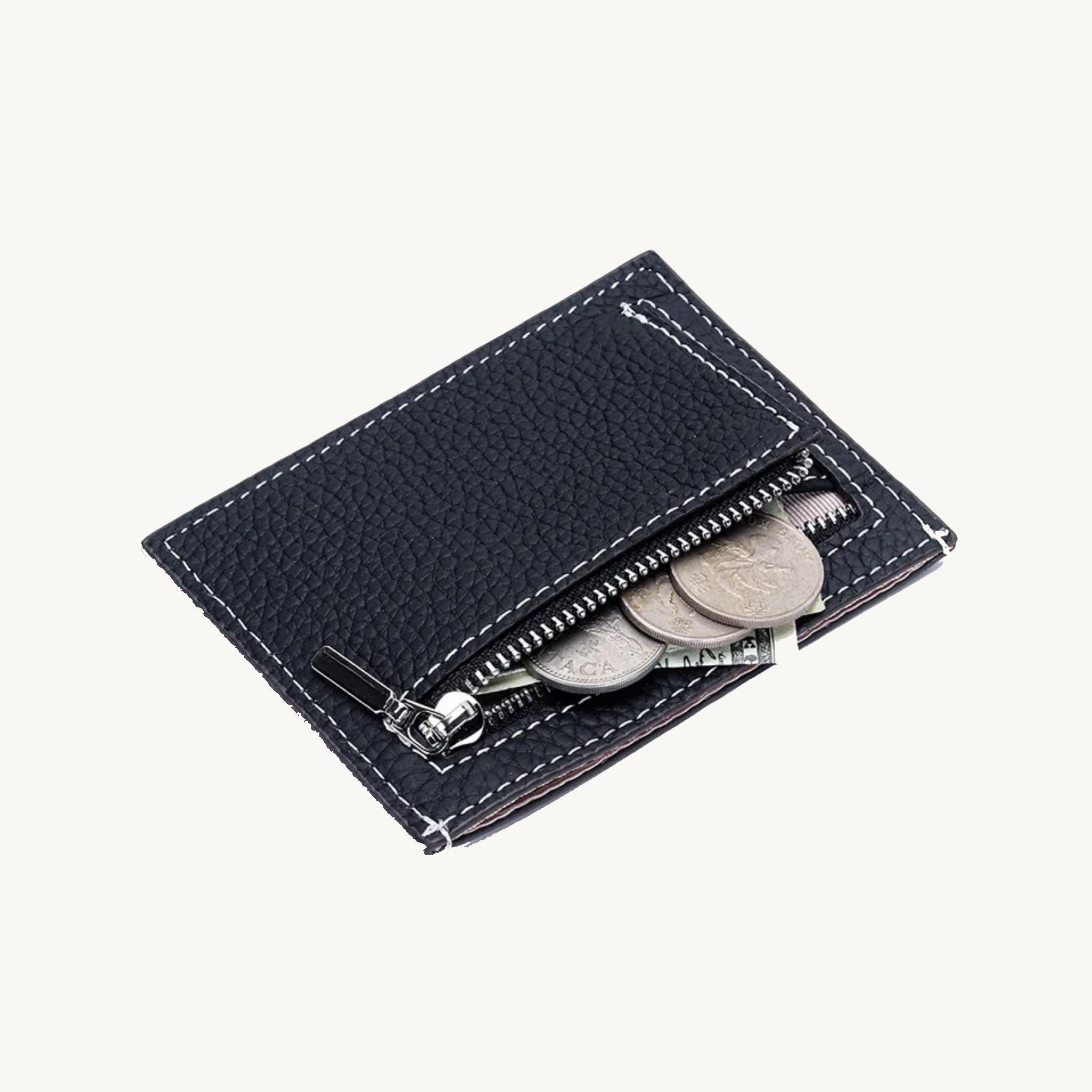 Porte-cartes luxe en cuir