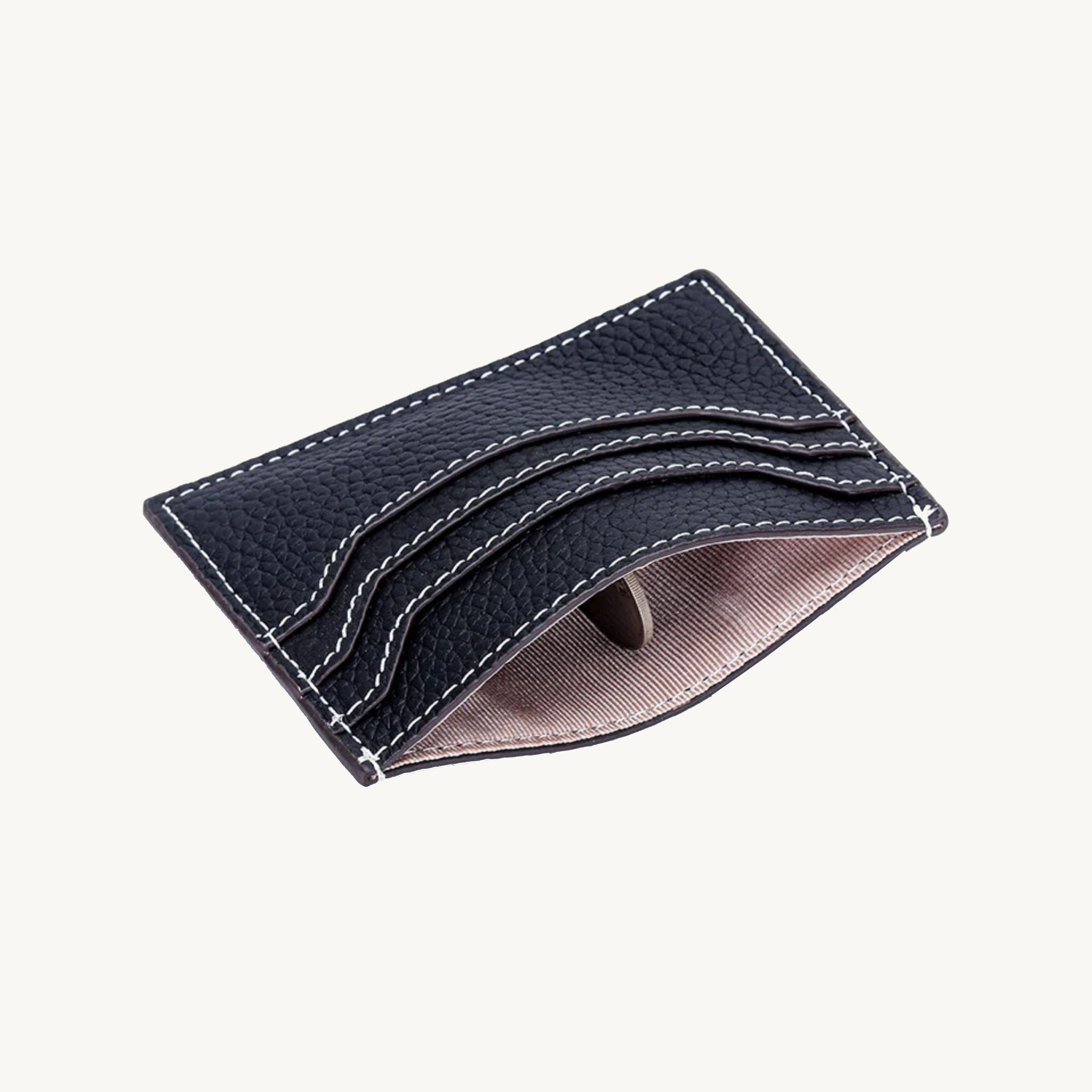 Porte-cartes luxe en cuir