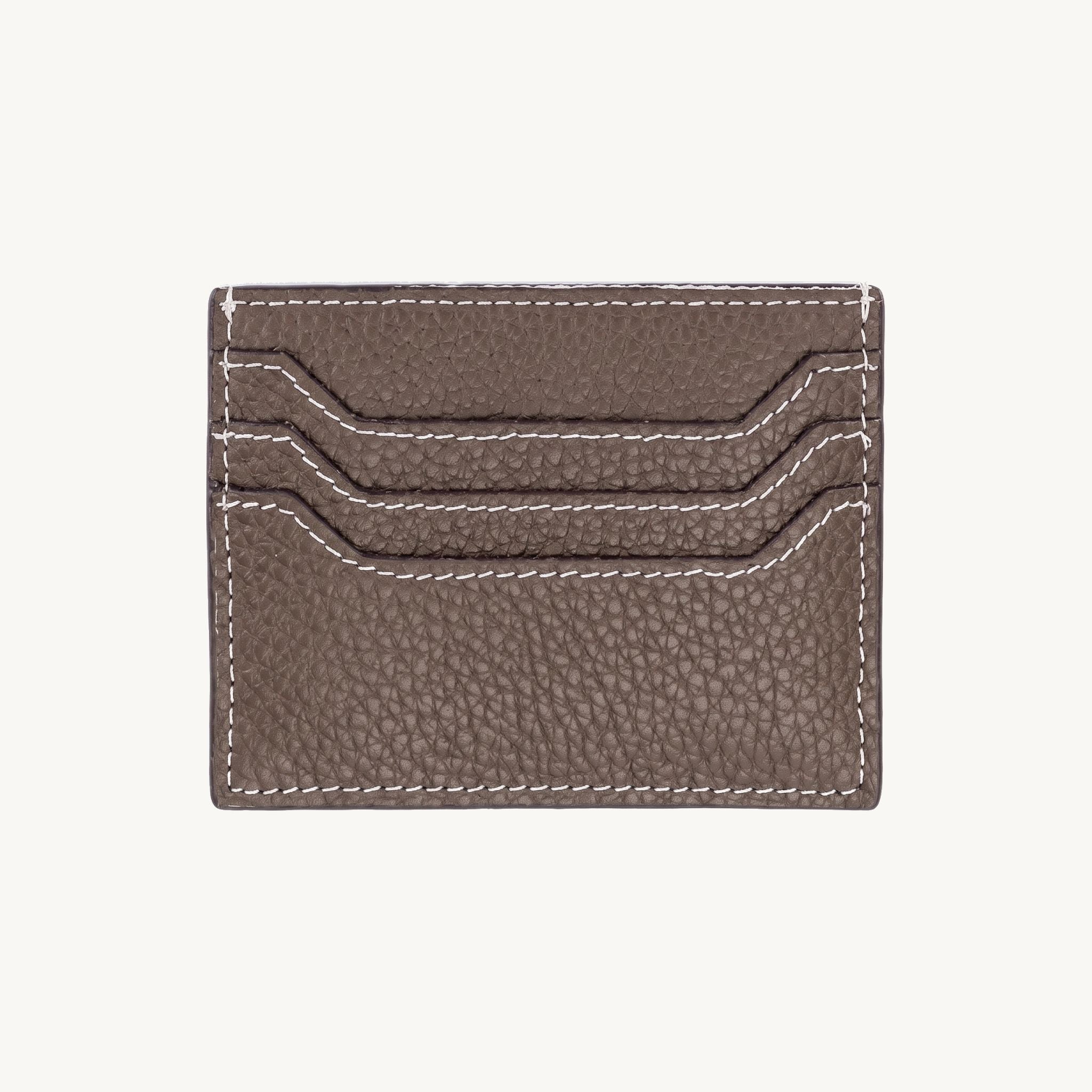 Porte-cartes luxe en cuir