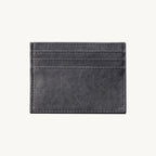 Porte-cartes en suède minimaliste