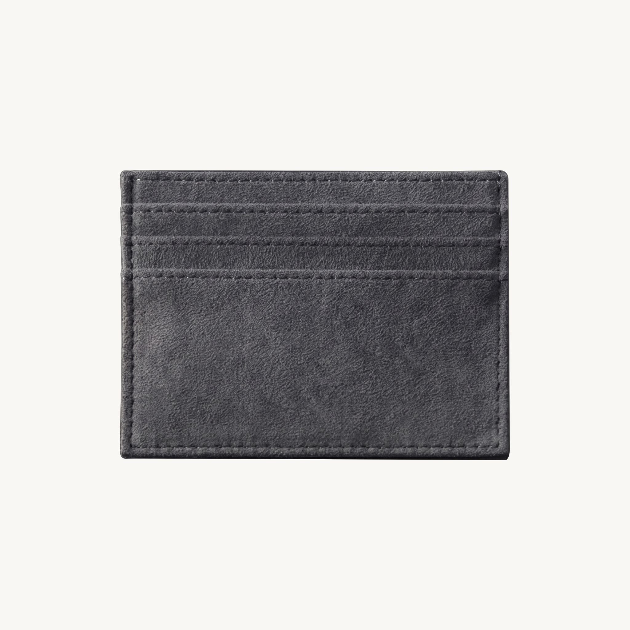 Porte-cartes en suède pour homme