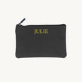Porte-cartes en cuir pochette zippée personnalisé
