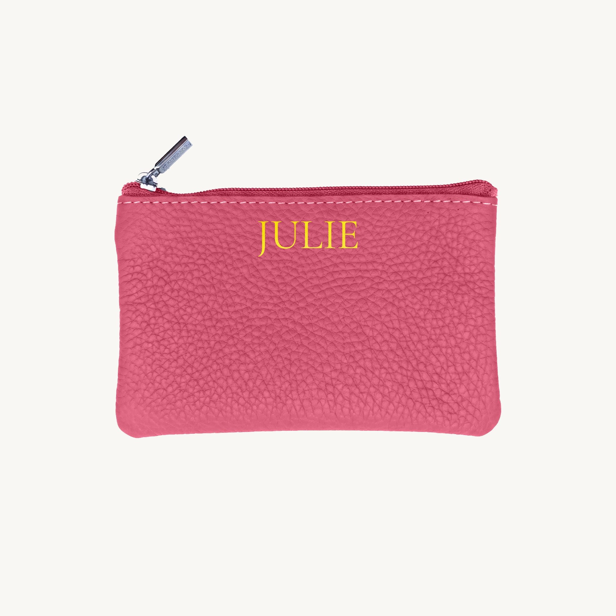 Porte-cartes zippé personnalisable pour femme