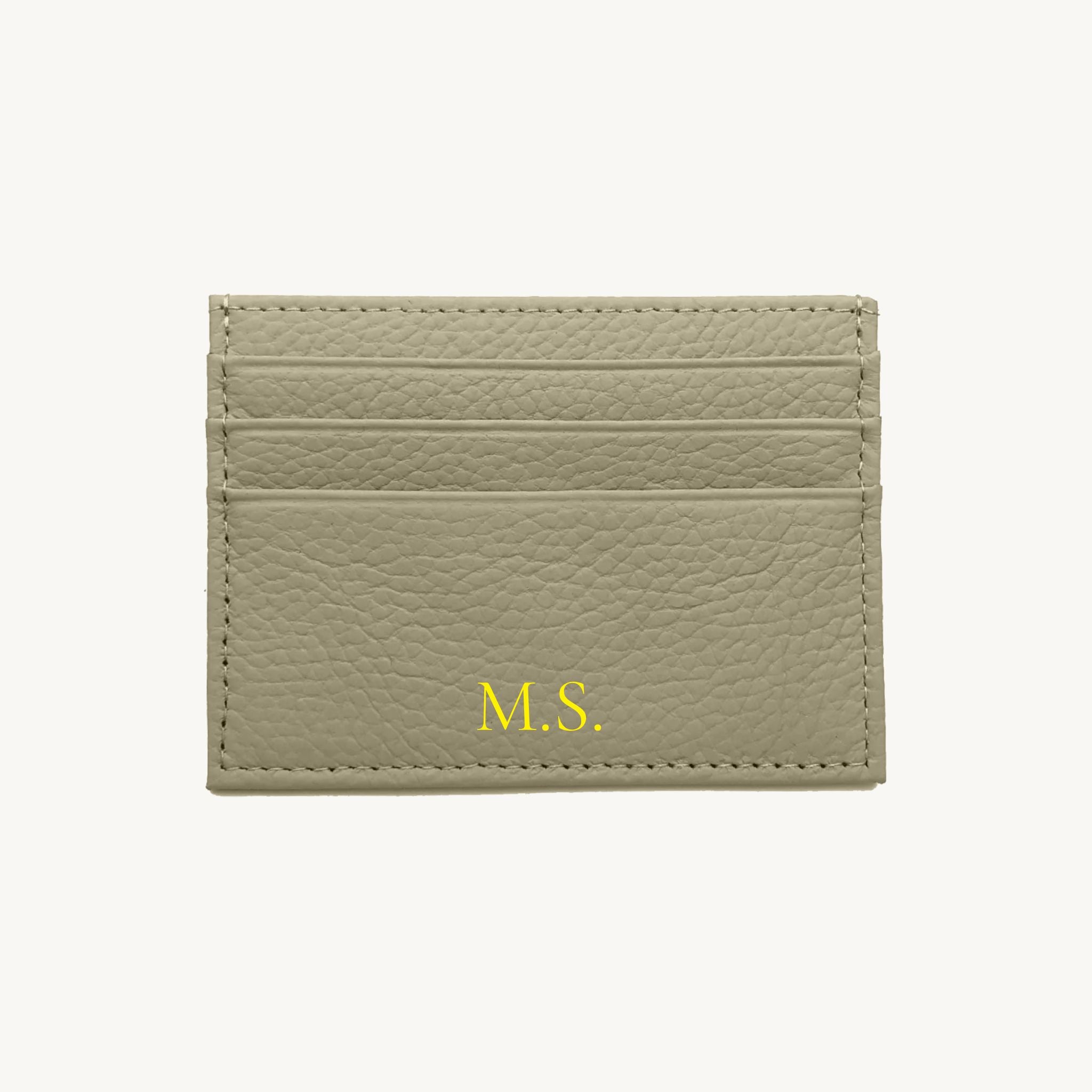 Porte-carte personnalisé avec initiales pour femme