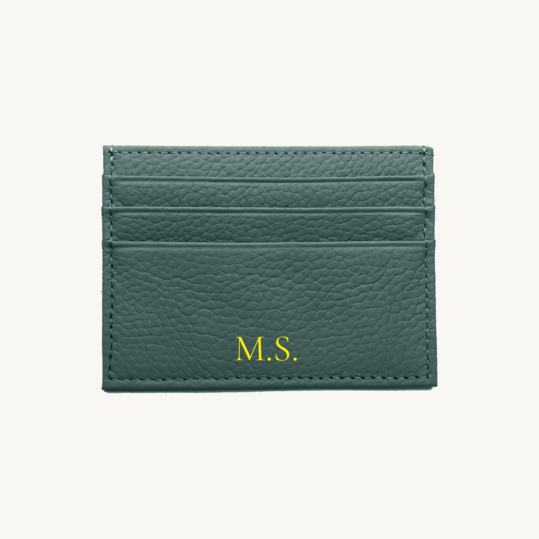Porte-carte personnalisé avec initiales pour femme