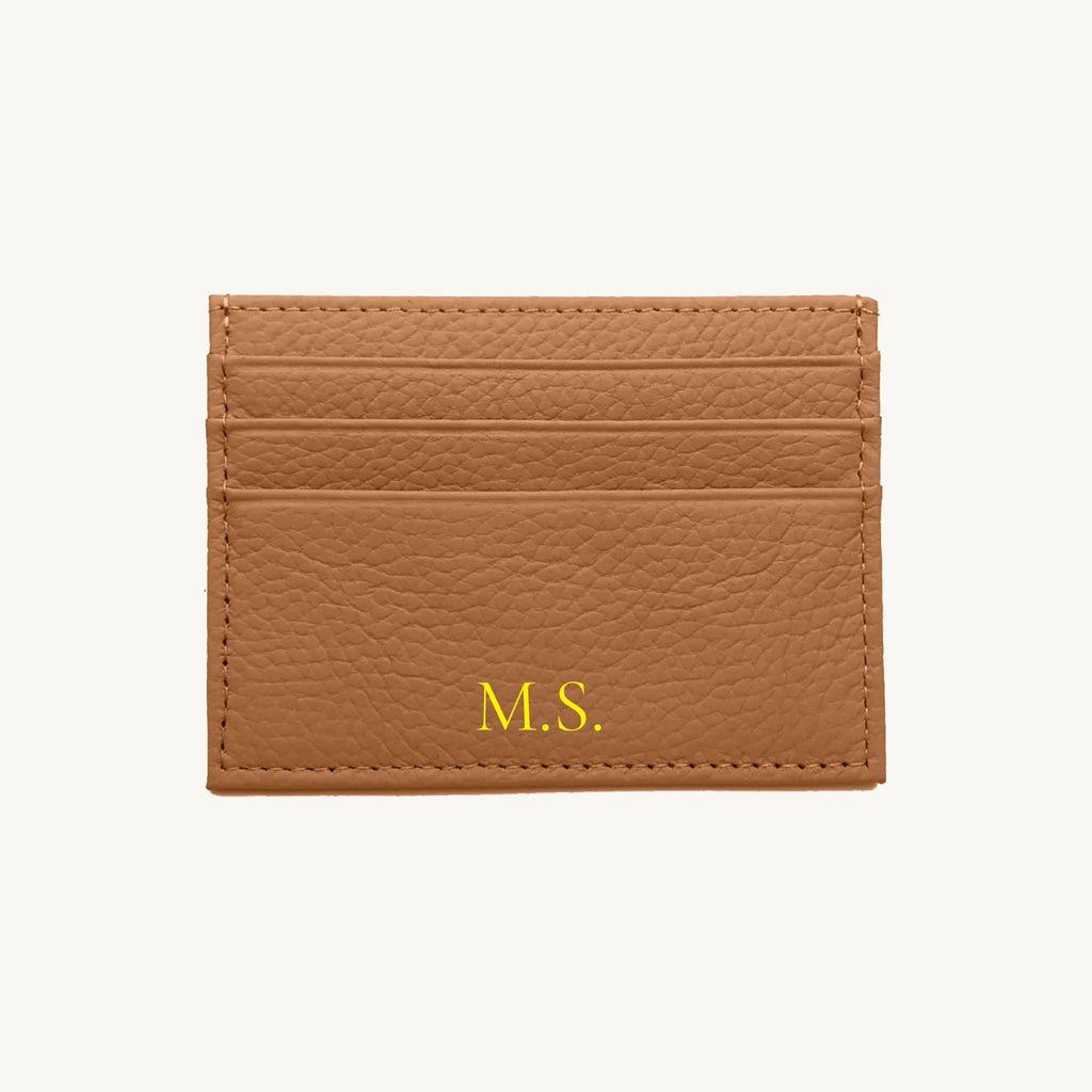 Porte-carte personnalisé avec initiales pour femme