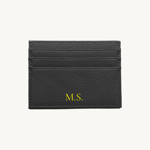 Porte-carte personnalisé avec initiales pour femme