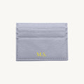 Porte-cartes en cuir plat personnalisé