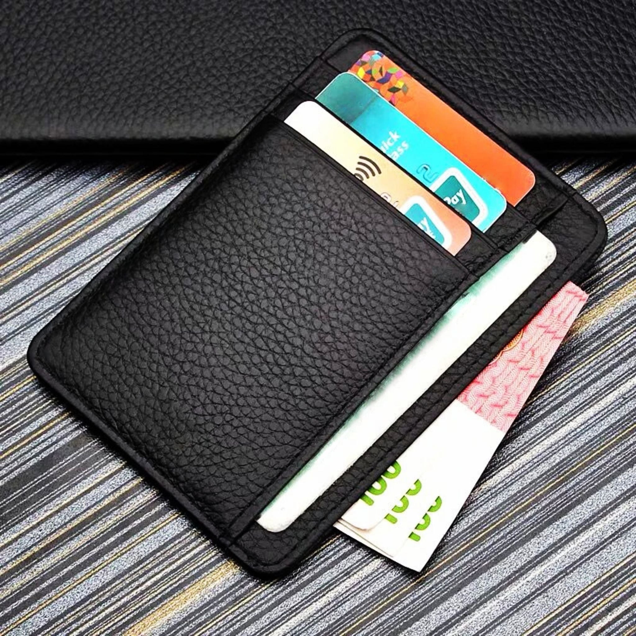 Porte-cartes minimaliste pour femme