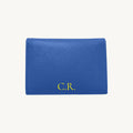Porte-cartes en cuir pliable personnalisé