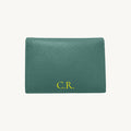 Porte-cartes en cuir pliable personnalisé