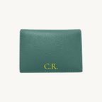 Porte-cartes en cuir pliable personnalisé