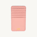 Porte-cartes en cuir vertical personnalisé