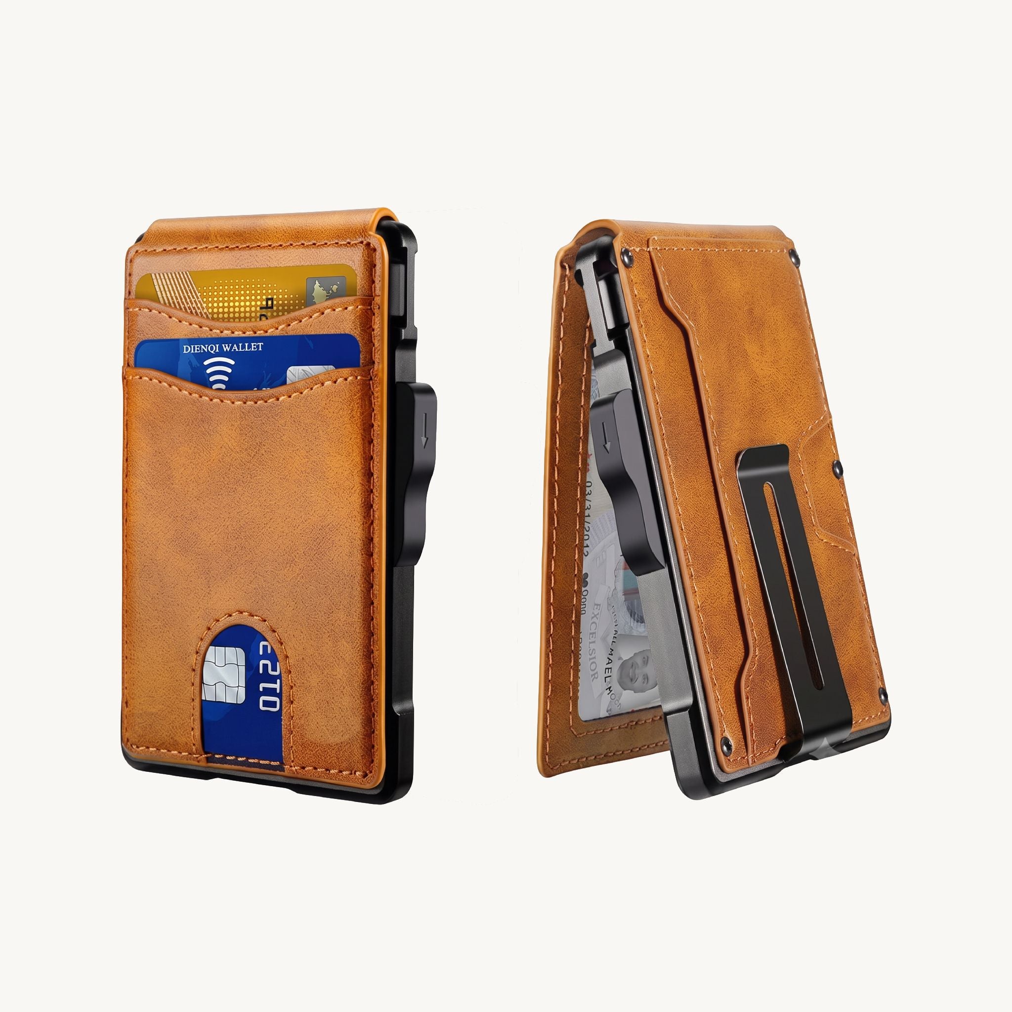 Porte-cartes rigide pour homme