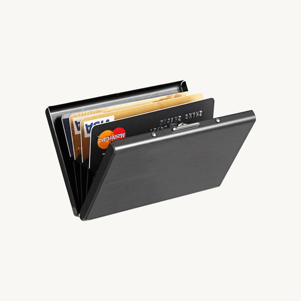 Porte-cartes métallique anti-piratage