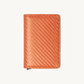 Porte-cartes pop-up effet carbone pliable