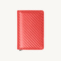 Porte-cartes pop-up effet carbone pliable