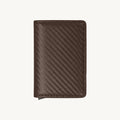 Porte-cartes pop-up effet carbone pliable