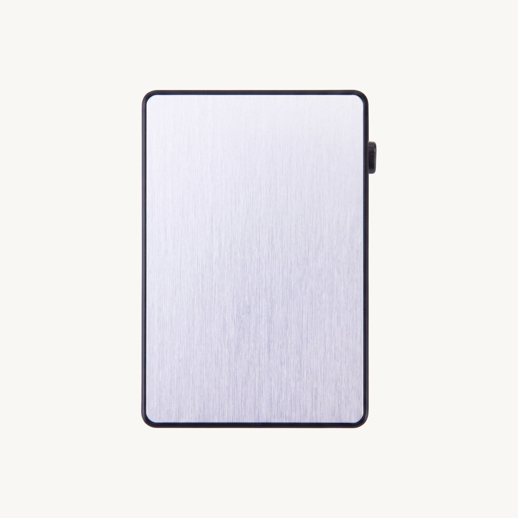 Porte-cartes automatique en aluminium