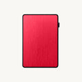 Porte-cartes pop-up en aluminium brossé anti-RFID