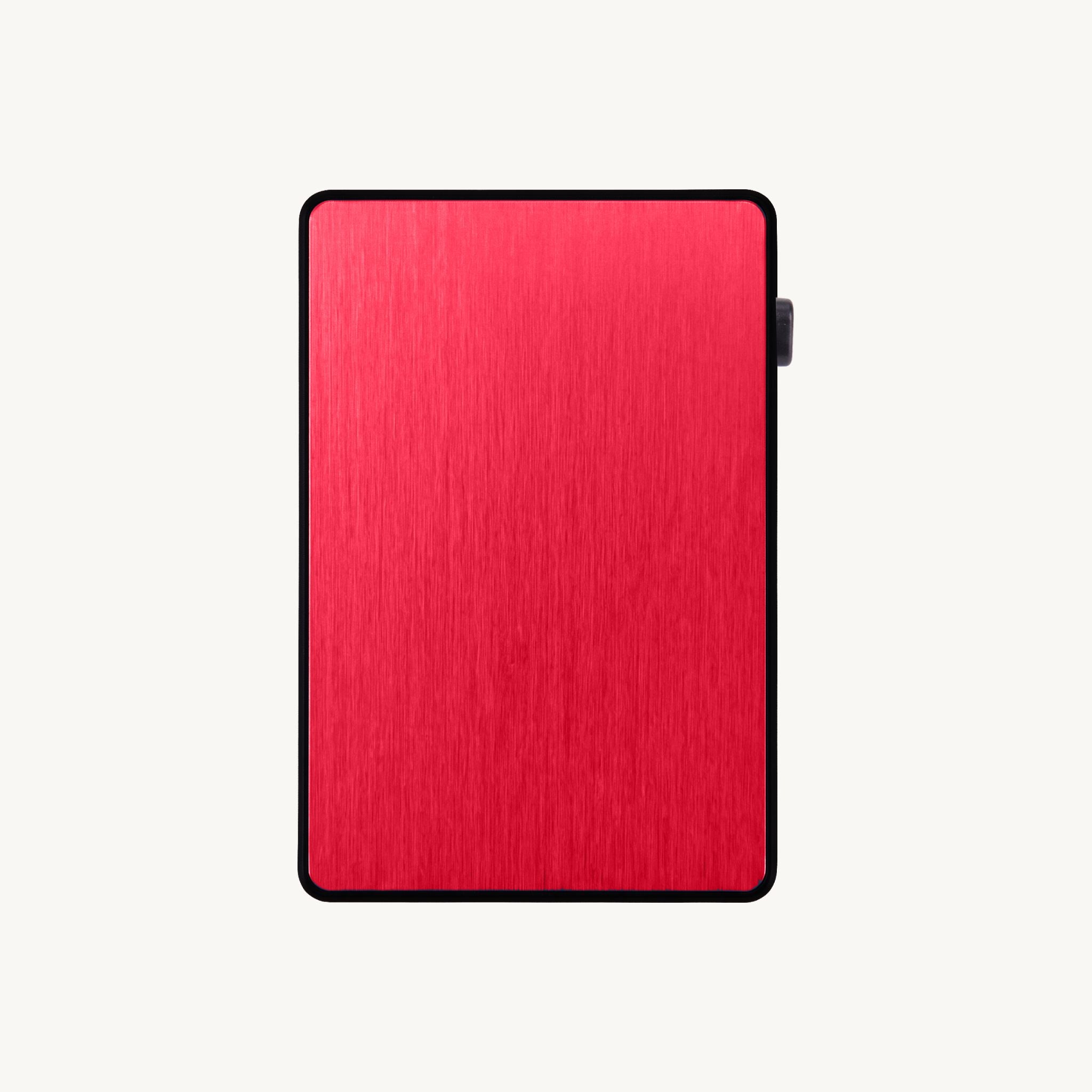 Porte-cartes automatique en aluminium
