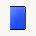 Porte-cartes pop-up en aluminium brossé anti-RFID