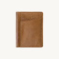 Porte-cartes en cuir 2 volets avec fenêtre