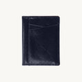 Porte-cartes en cuir 2 volets avec fenêtre