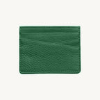 Porte-cartes en cuir design asymétrique