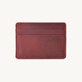 Porte-cartes en cuir minimaliste