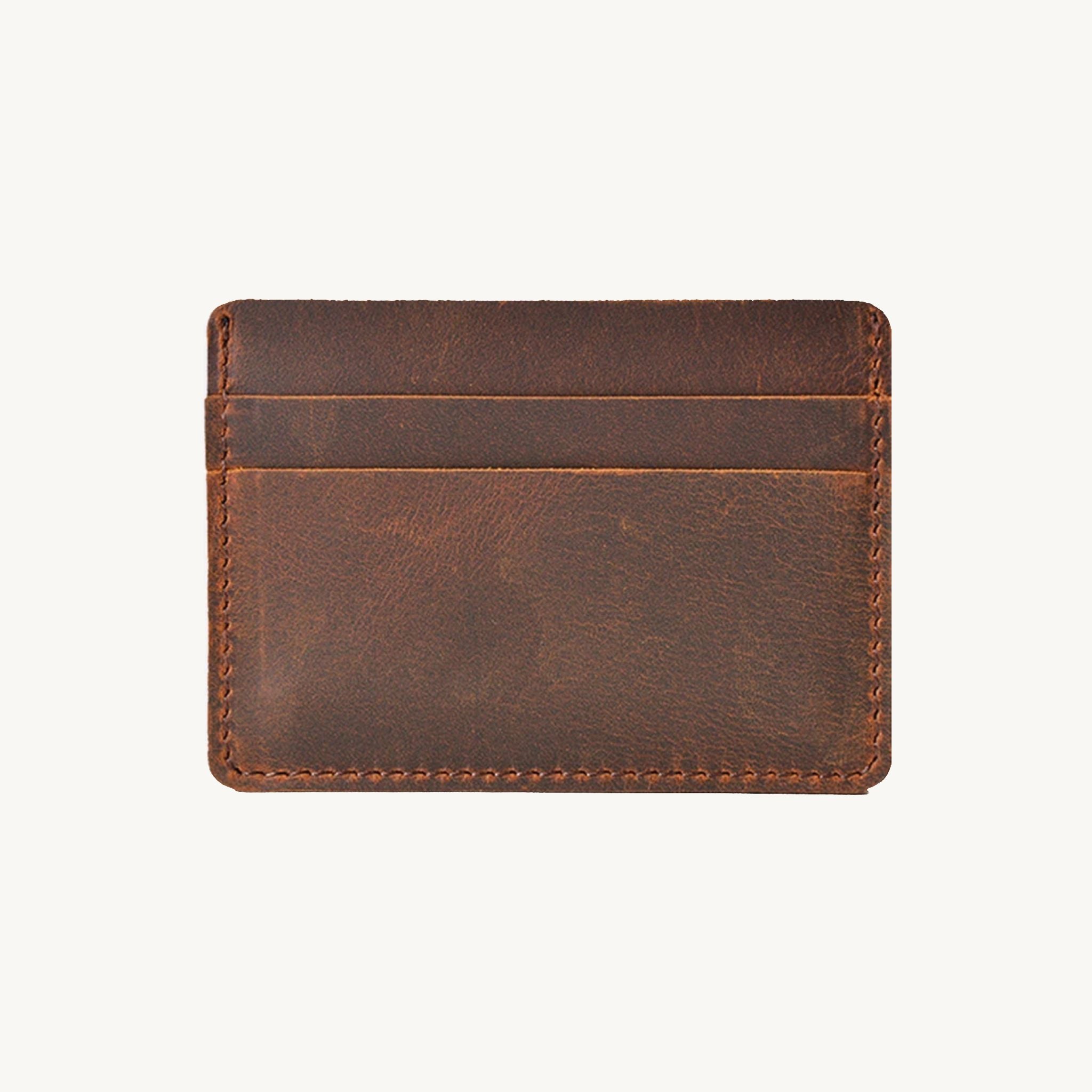 Mini porte-cartes en cuir pour homme