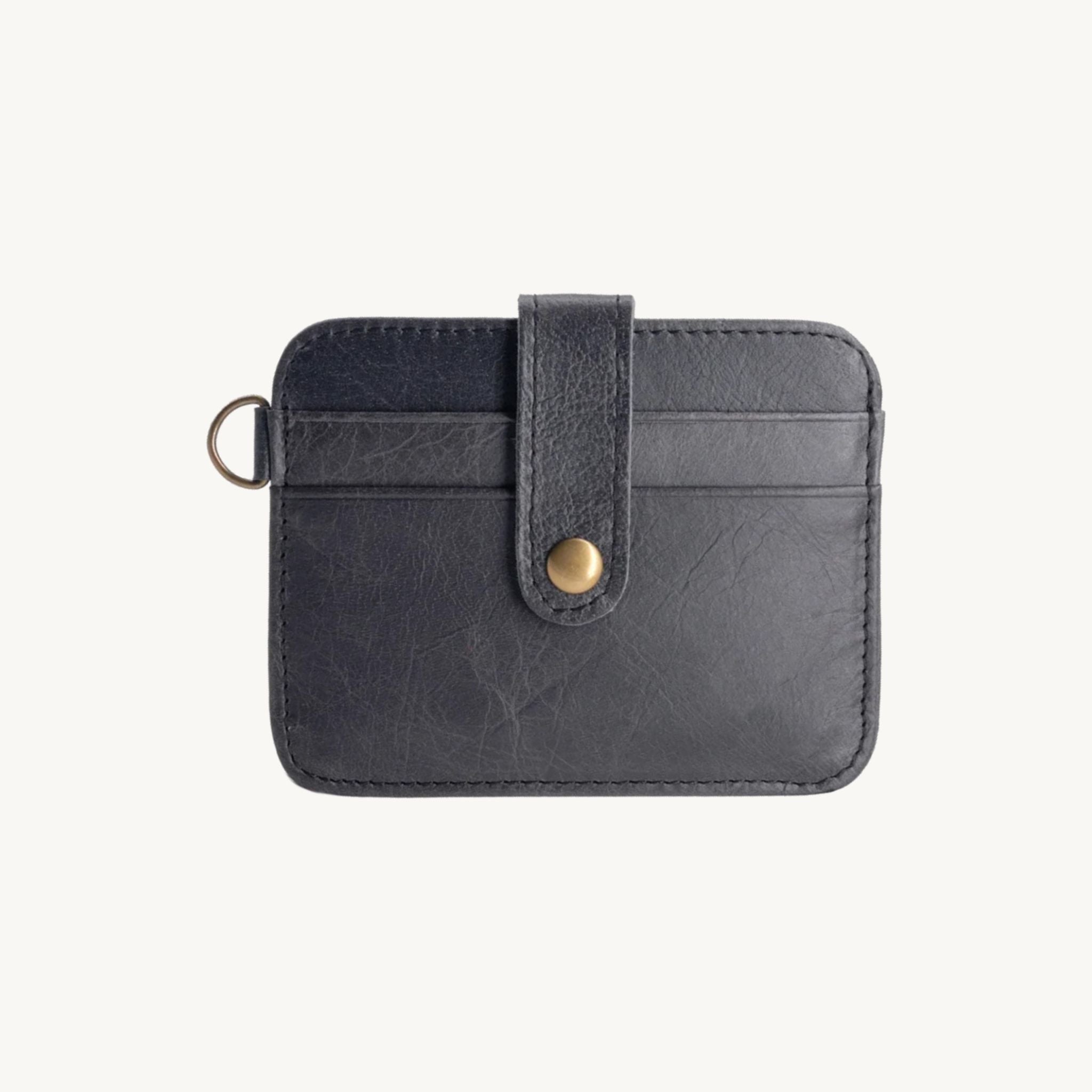 Porte-cartes simple en cuir