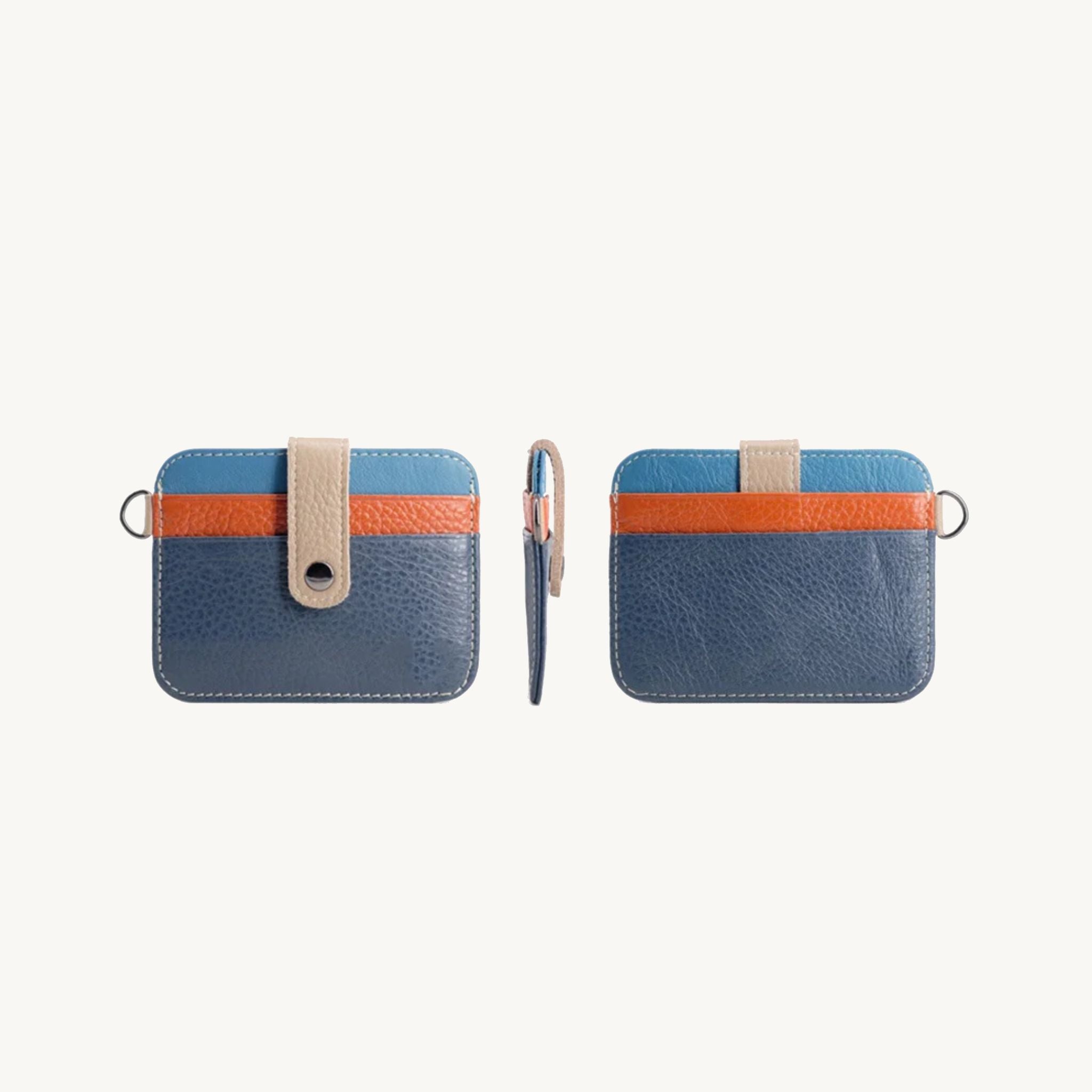 Porte-cartes simple en cuir