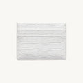 Porte-cartes en cuir motif croco plat