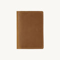 Porte-cartes en cuir double vertical