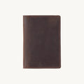 Porte-cartes en cuir double vertical