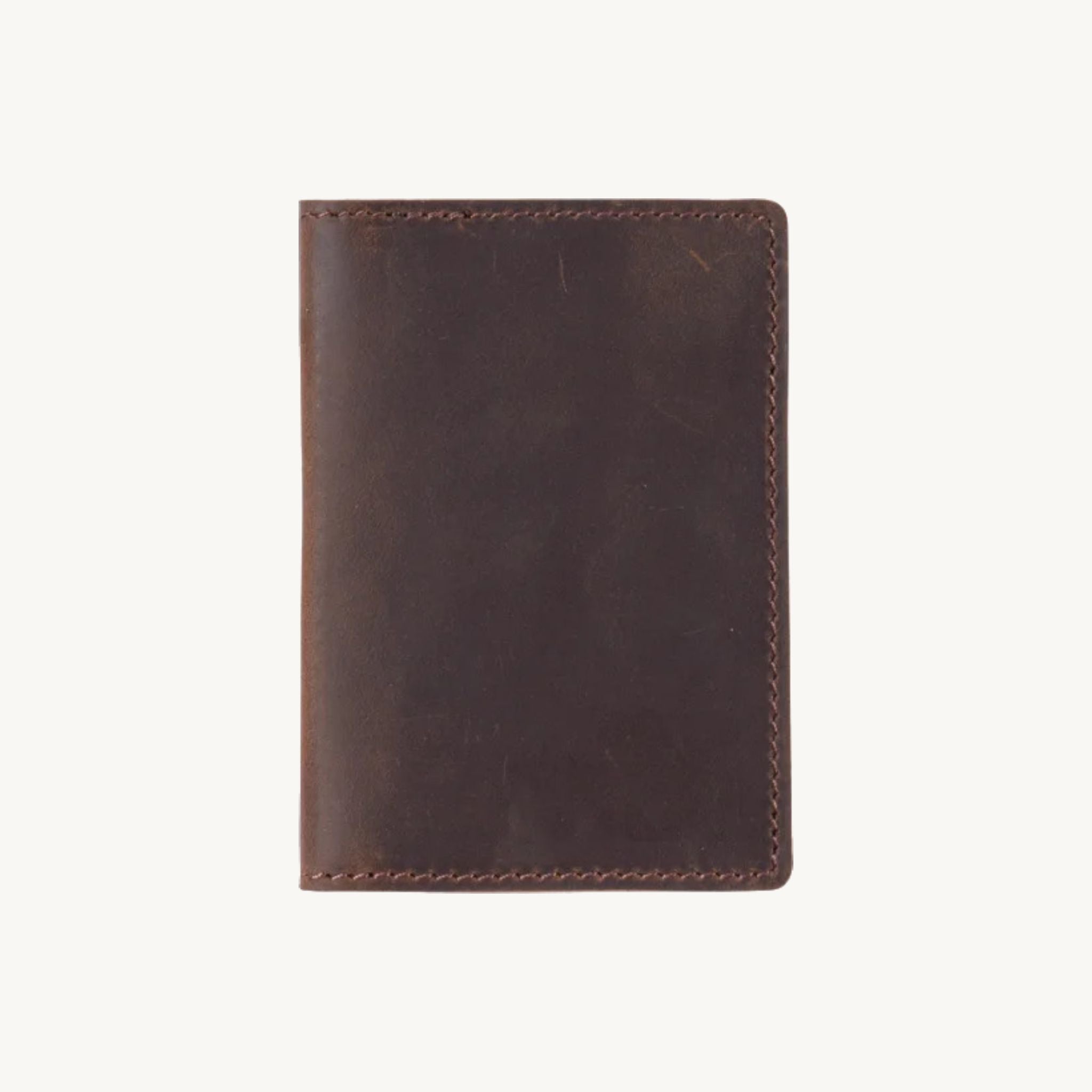 Porte-cartes double en cuir