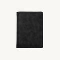 Porte-cartes en cuir grand format pliable