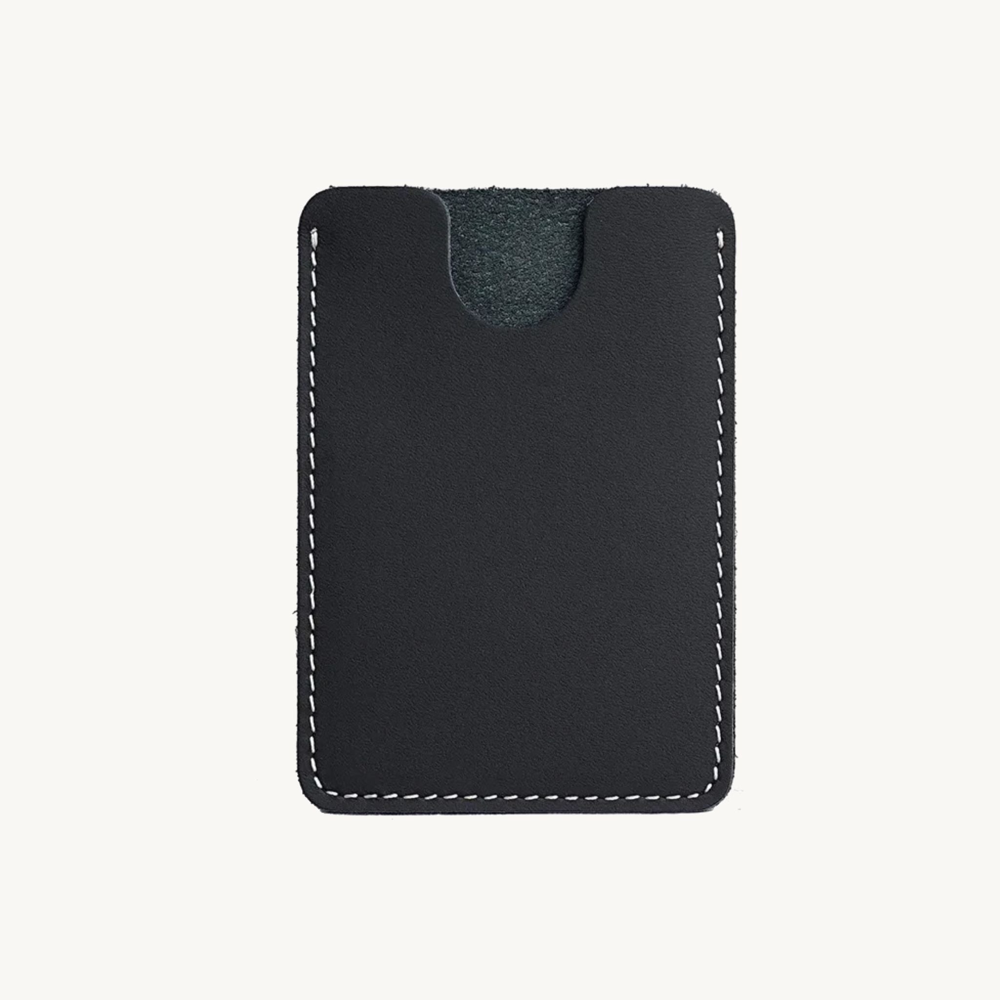 Porte-cartes ultra-fin en cuir