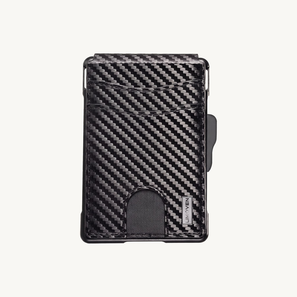 Porte-cartes style carbone pour homme
