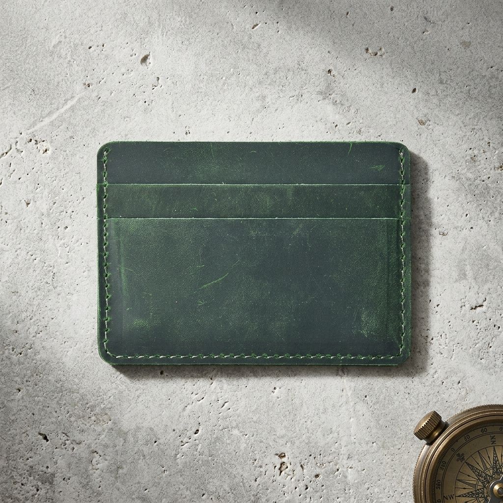 Mini porte-cartes en cuir pour homme