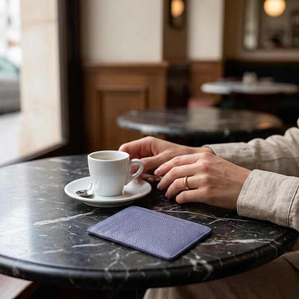 Porte-cartes minimaliste pour femme
